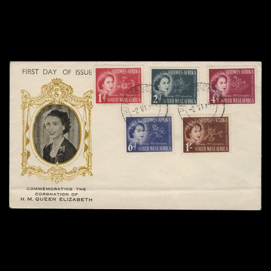 South West Africa 1953 (FDC) Coronation, KEETMANSHOOP