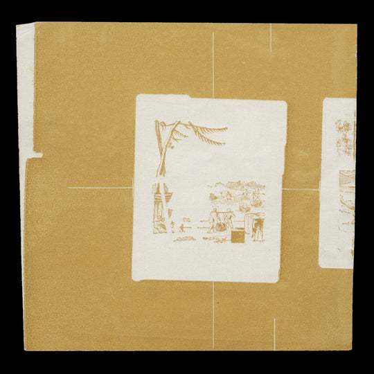 Grenada 1970 15c Pirates background die proof in dull orange