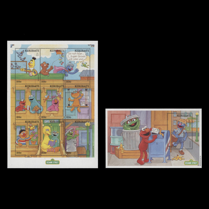 Kiribati 2000 (MNH) Sesame Street sheetlet and miniature sheet