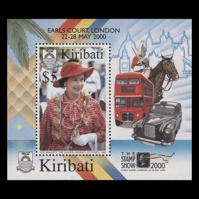 Kiribati 2000 (MNH) Stamp Exhibition, London miniature sheet
