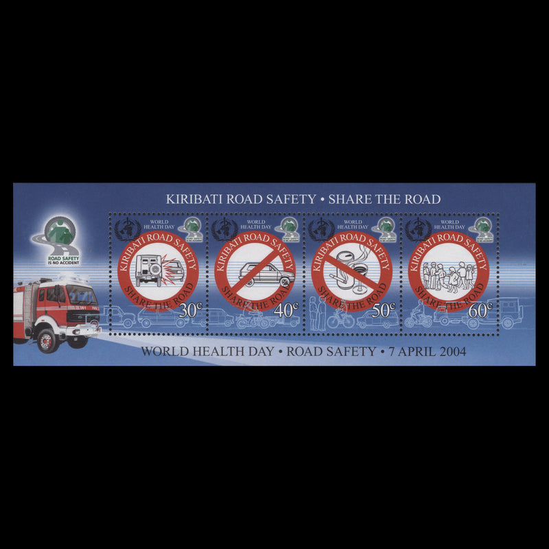 Kiribati 2004 (MNH) Road Safety miniature sheet