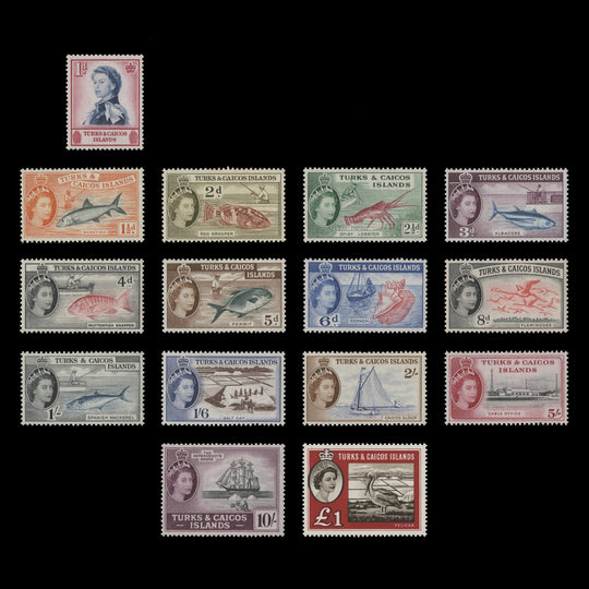 Turks & Caicos Islands 1957-60 (MNH) Definitives