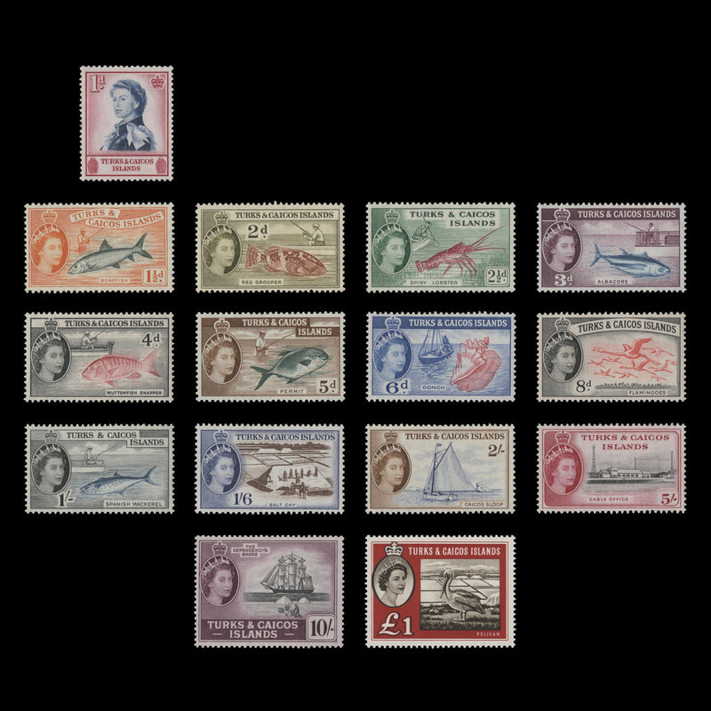 Turks & Caicos Islands 1957 (MNH) Definitives