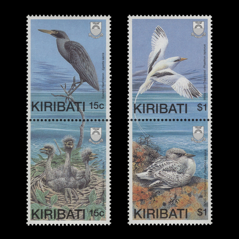 Kiribati 1989 (MNH) Birds pairs