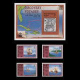 British Virgin Islands 1991 Discovery Voyages imperf proofs