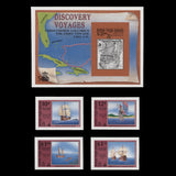 British Virgin Islands 1991 Discovery Voyages imperf proofs