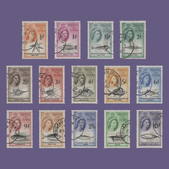 Tristan da Cunha 1960 (Used) Marine Life Definitives