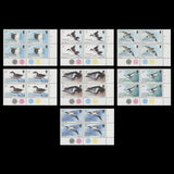 South Georgia 1987 (MNH) Birds Definitives plate blocks