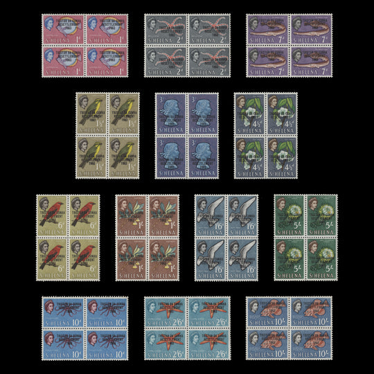 Tristan da Cunha 1963 (MLH) Resettlement Provisionals blocks