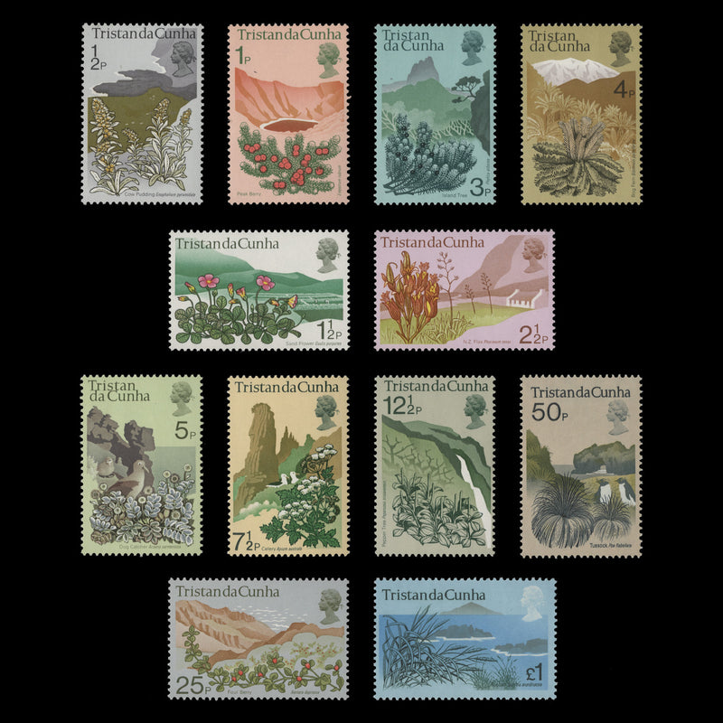 Tristan da Cunha 1972 (MNH) Flowering Plants definitives