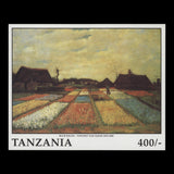 Tanzania 1991 Bulb Fields proof miniature sheet with '00/-' value