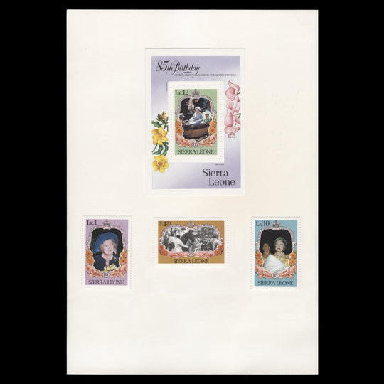 Sierra Leone 1985 Queen Mother's Birthday imperf proofs