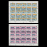 Bermuda 1975 (MNH) Air Mail Service Anniversary panes of 25 stamps