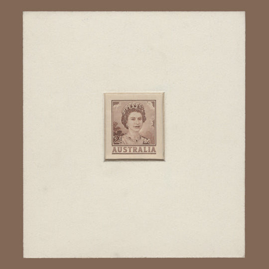 Australia 1962 Queen Elizabeth II proof on presentation card
