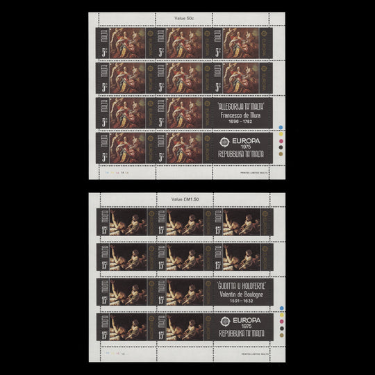 Malta 1975 (MNH) Europa sheetlets