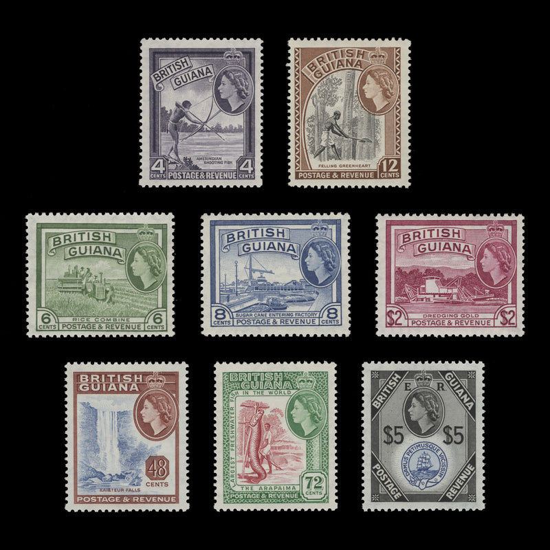 British Guiana 1961-63 (MNH) Definitives, De La Rue
