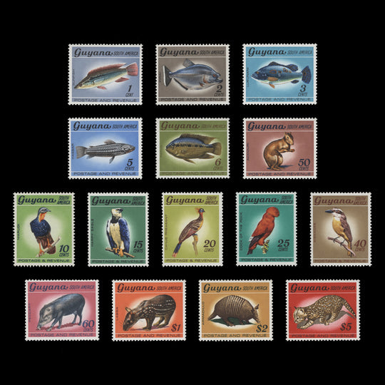 Guyana 1968 (MNH) Definitives, no watermark