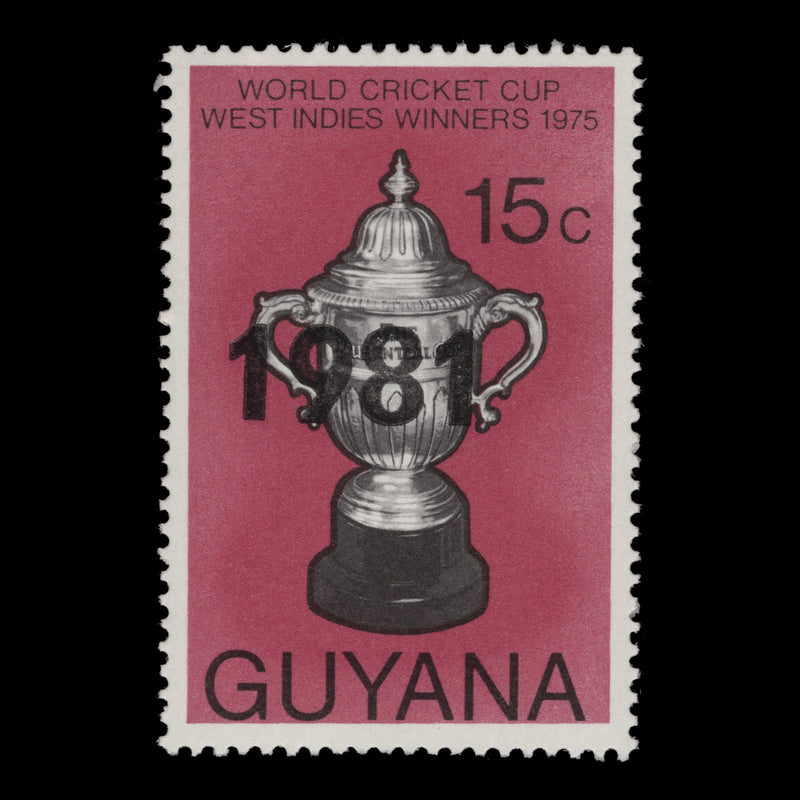 Guyana 1981 (MNH) 15c Cricket World Cup provisional