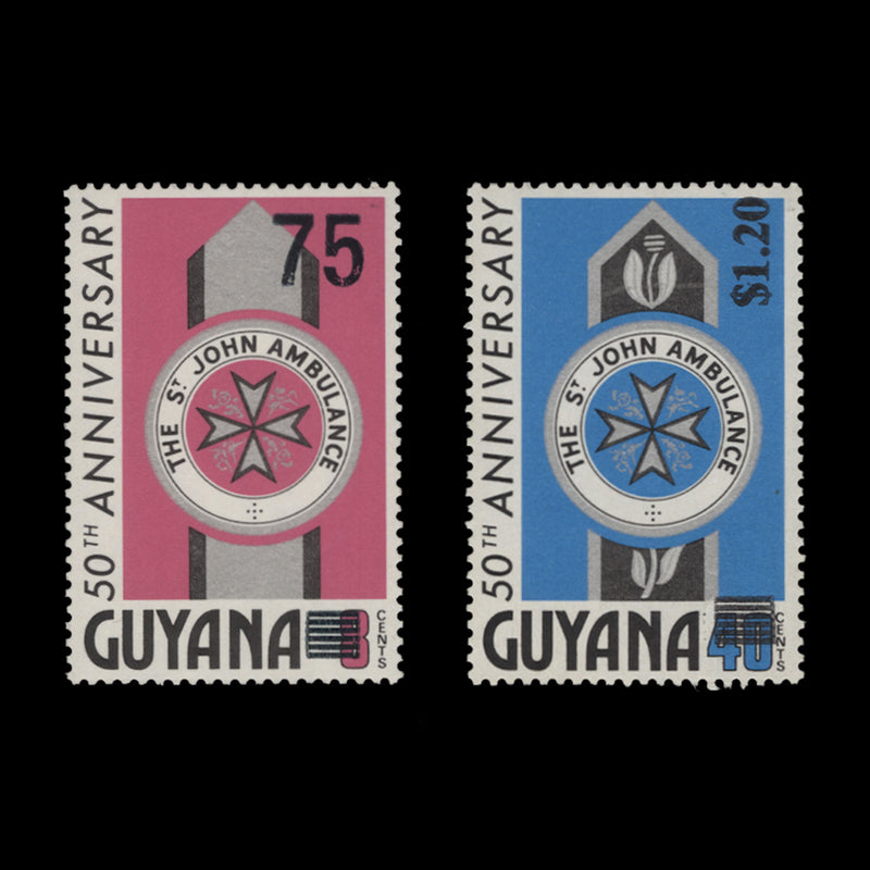 Guyana 1983 (MNH) St John's Ambulance provisionals
