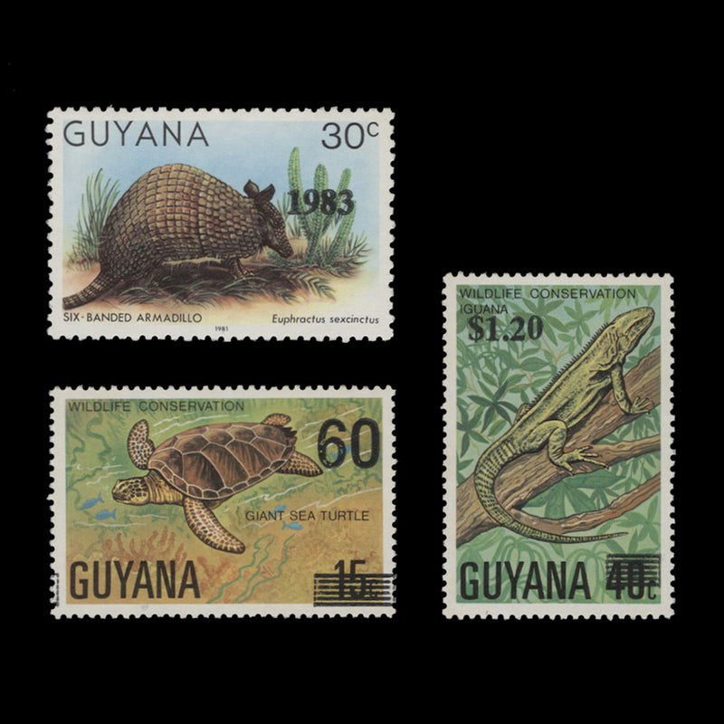 Guyana 1983 (MNH) Wildlife Protection provisionals