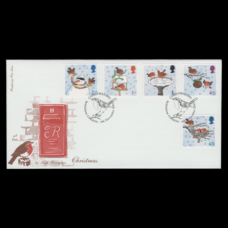 Great Britain 2001 Christmas first day cover, BETHLEHEM