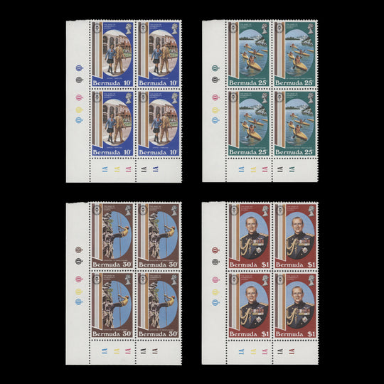 Bermuda 1981 (MNH) Duke of Edinburgh Award Scheme plate blocks