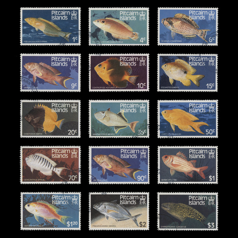Pitcairn Islands 1984-88 (Used) Fishes definitives