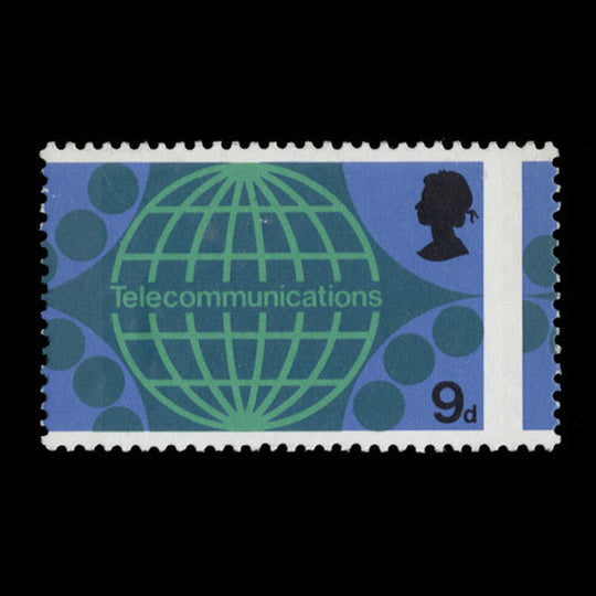 Great Britain 1969 (Variety) 9d Post Office Technology perf shift