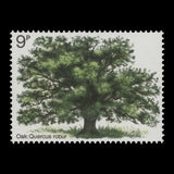 Great Britain 1973 (Error) 9p British Trees missing brownish grey. SG922b