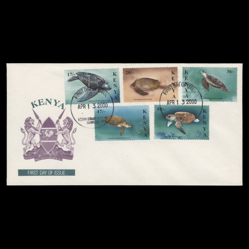 Kenya 2000 Sea Turtles first day cover, NAIROBI