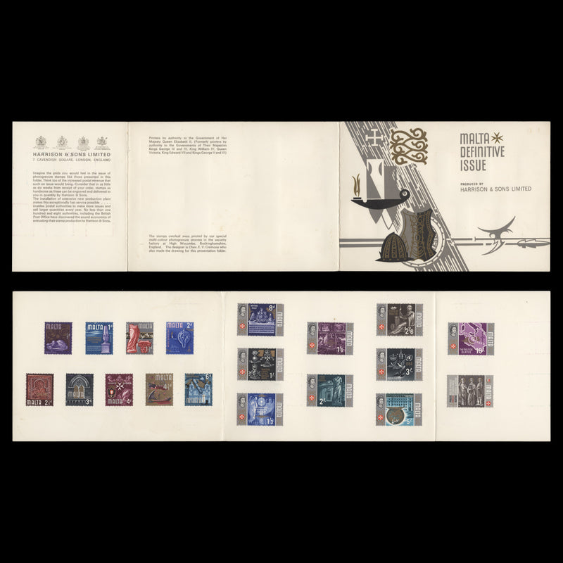 Malta 1965 History Definitives presentation folder