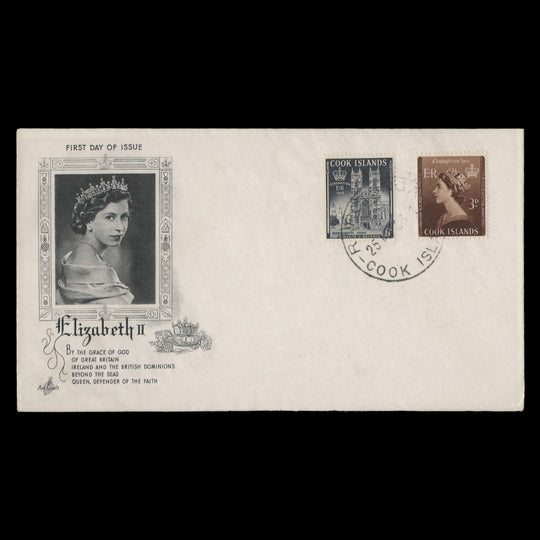 Cook Islands 1953 Coronation first day cover, RAROTONGA