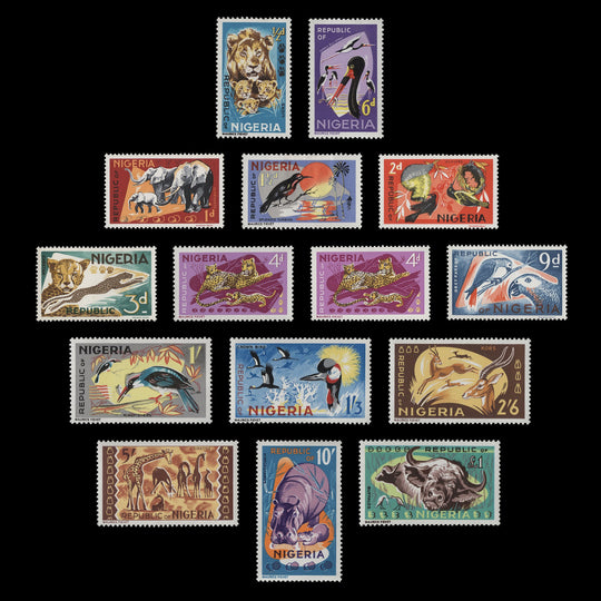 Nigeria 1965-66 (MLH) Wildlife Definitives