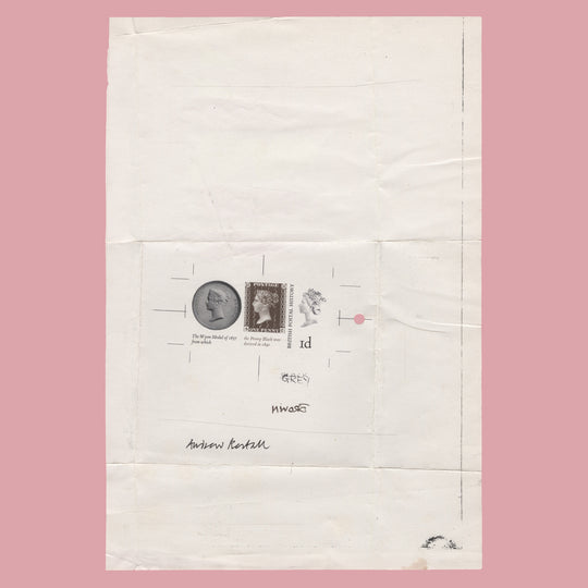 Great Britain 1968 Postal History unadopted die proof signed by designer