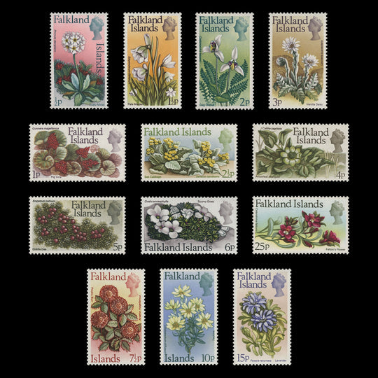 Falkland Islands 1972 (MNH) Flowers Definitives