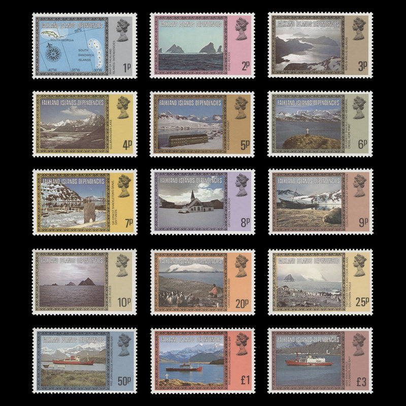 Falkland Islands Dependencies 1980 (MNH) Scenic Definitives