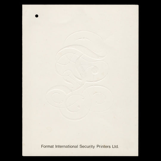 Solomon Islands 1983 Turtles imperf proofs in presentation folder