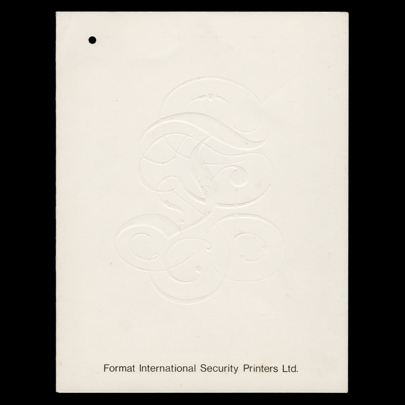 Solomon Islands 1983 Turtles imperf proofs in presentation folder