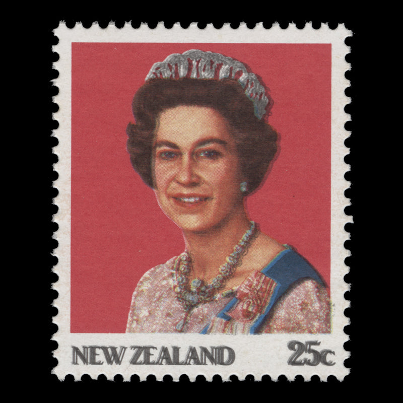New Zealand 1985 (Variety) 25c Queen Elizabeth II with triple black