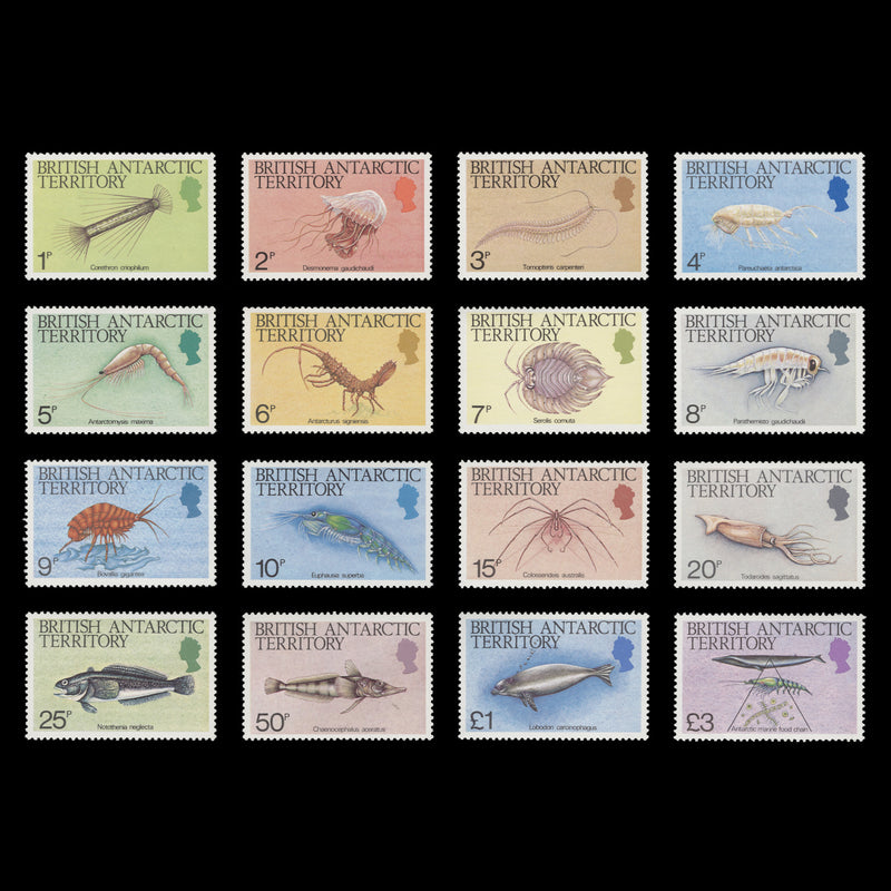 British Antarctic Territory 1984 (MNH) Marine Life Definitives