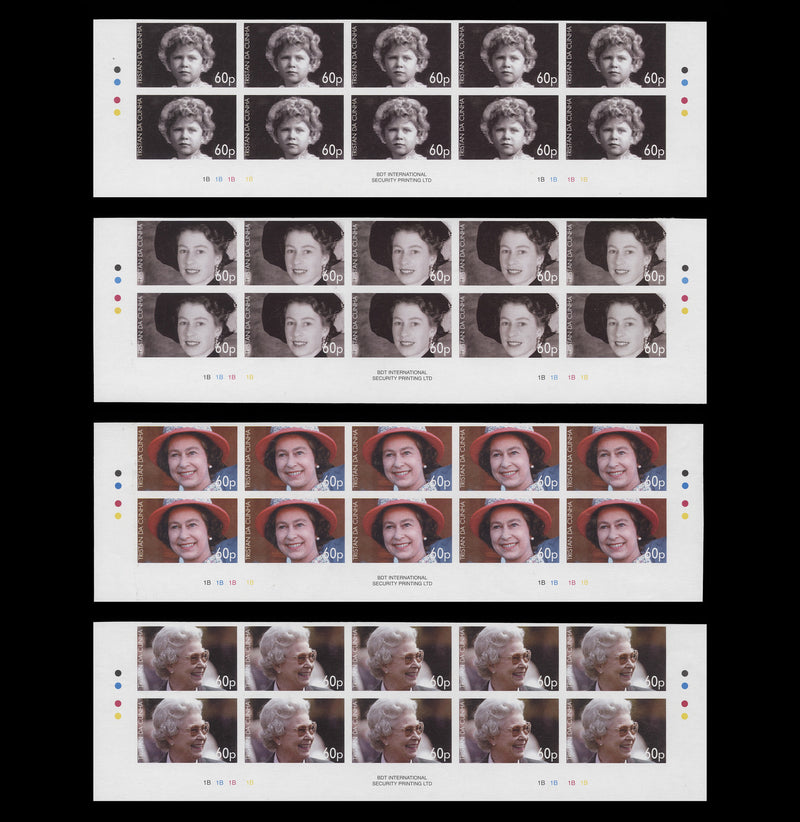 Tristan da Cunha 2006 Queen Elizabeth II's Birthday imperf proof plate blocks