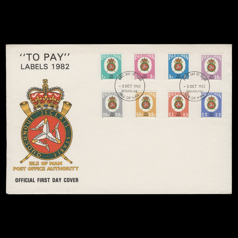 Isle of Man 1982 Postage Dues first day cover