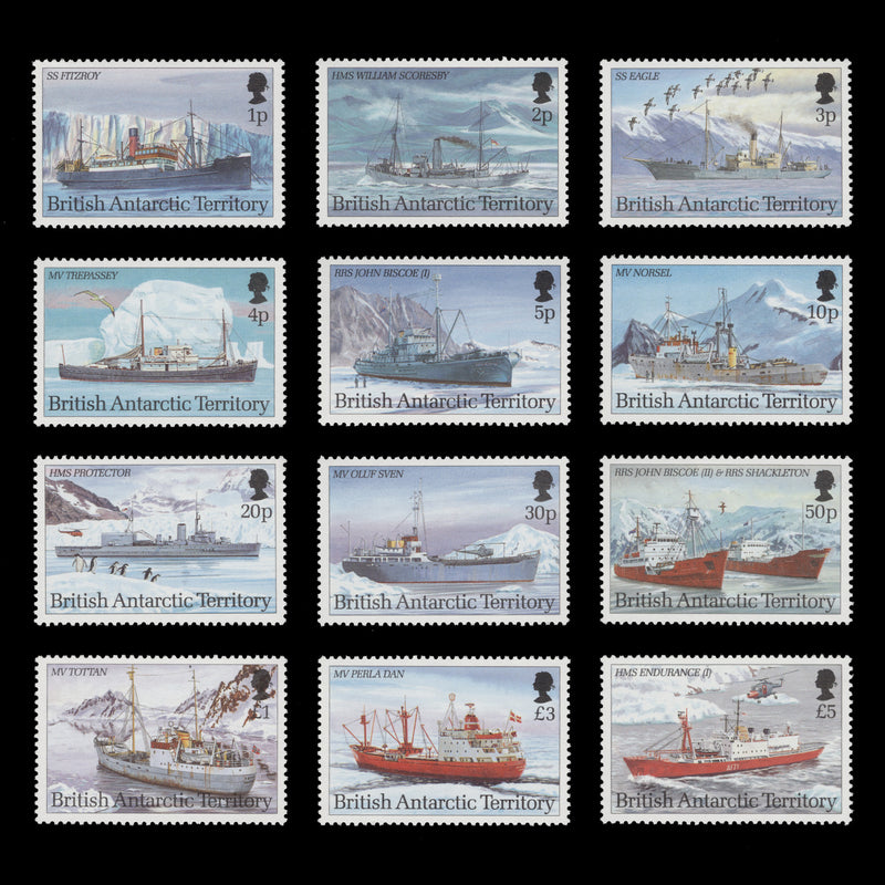 British Antarctic Territory 1993 (MNH) Ships Definitives