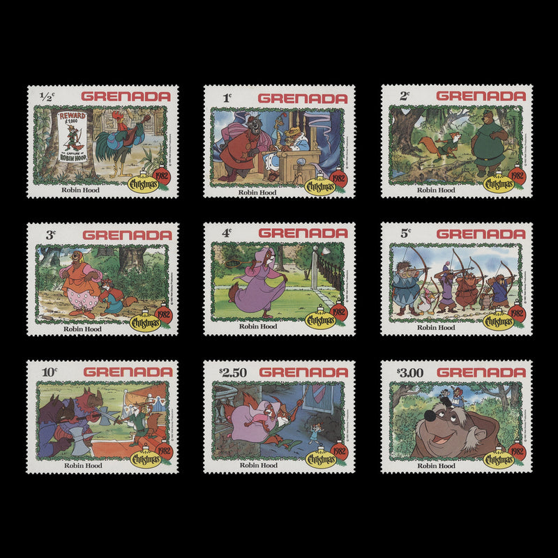 Grenada 1982 (MNH) Christmas/Robin Hood set and miniature sheet