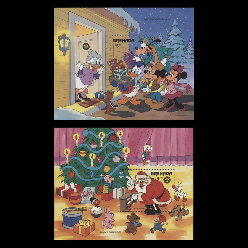 Grenada 1986 (MNH) Christmas miniature sheets
