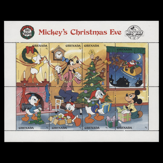 Grenada 1988 (MNH) Christmas sheetlet