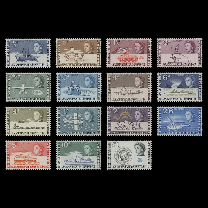 British Antarctic Territory 1963 (MLH) Definitives