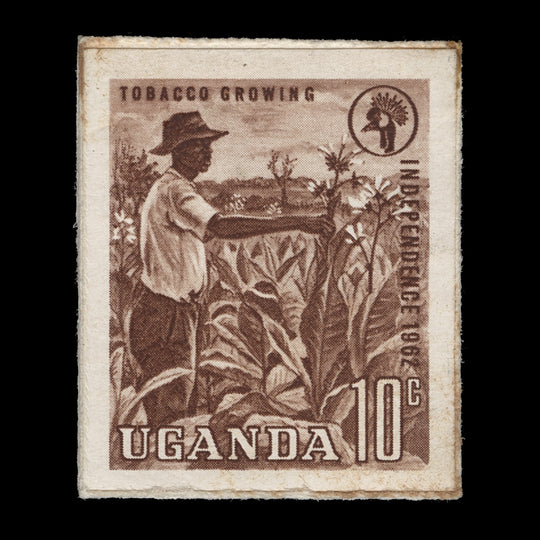 Uganda 1962 Tobacco Growing imperf proof