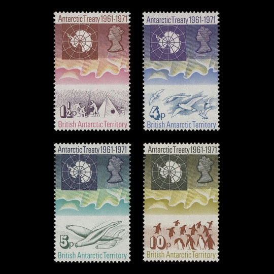 BAT 1971 (MNH) Antarctic Treaty set
