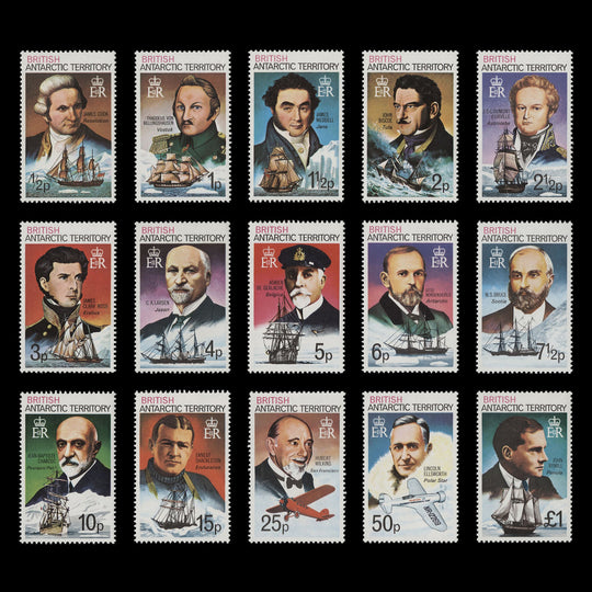 BAT 1973 (MNH) Antarctic Explorers Definitives